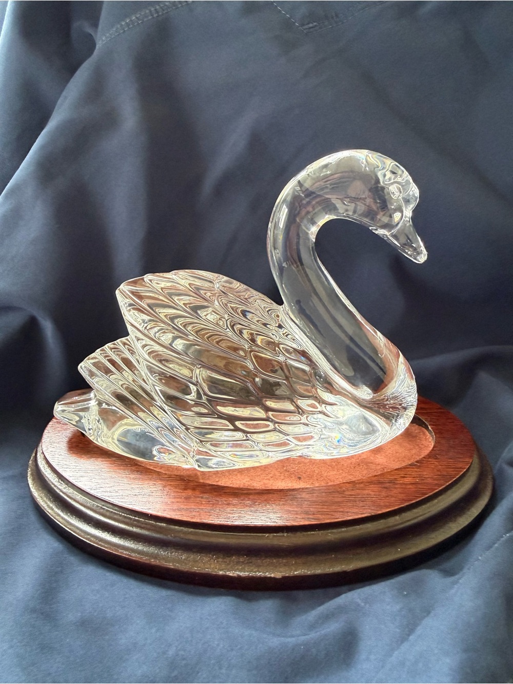 Vintage Waterford Crystal Clear Swan Figurine